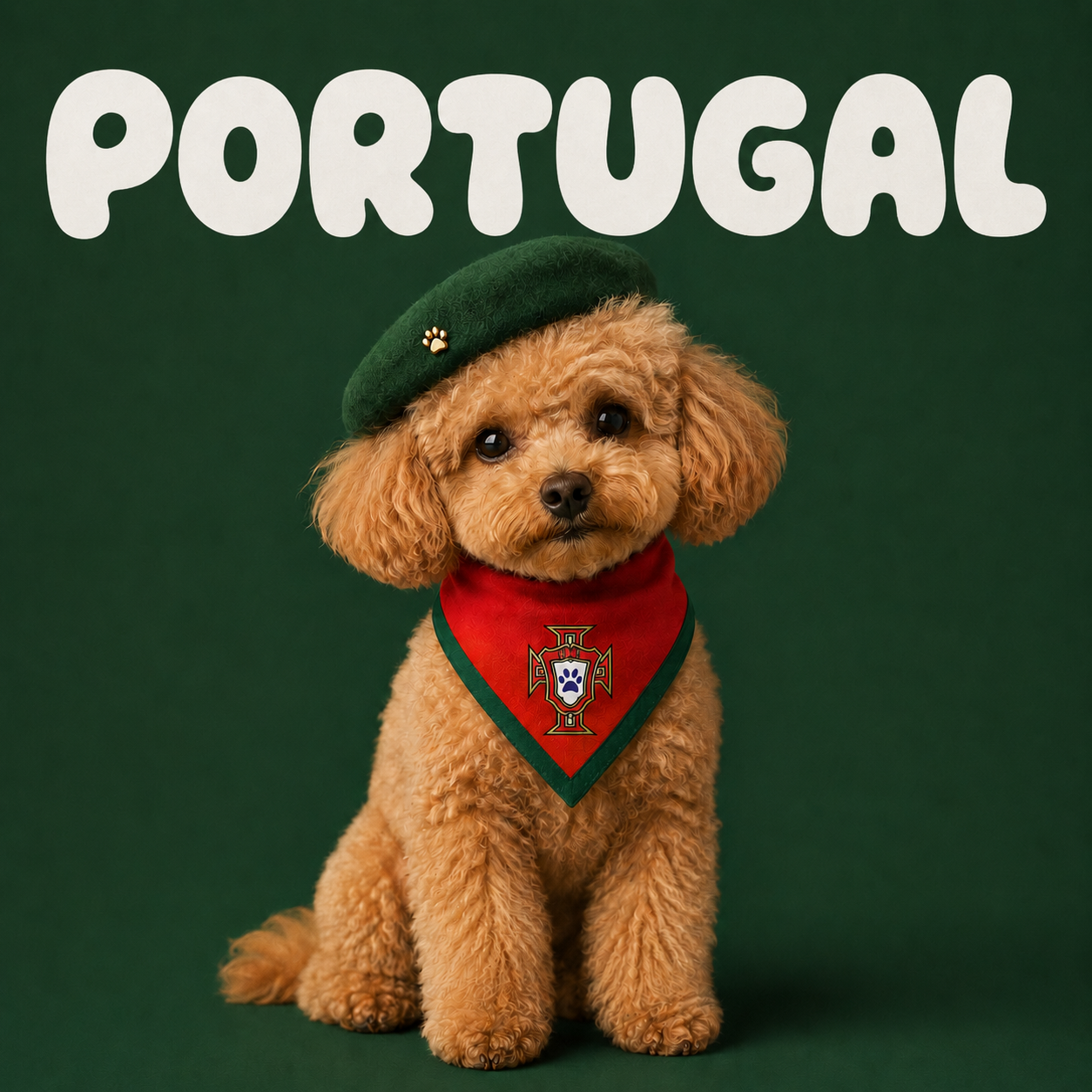 Fan Dog Bandana Portugal, Stylish Accessory for Everyday Wear, Perfect for Layering and Versatile Use, Ideal Gift Idea