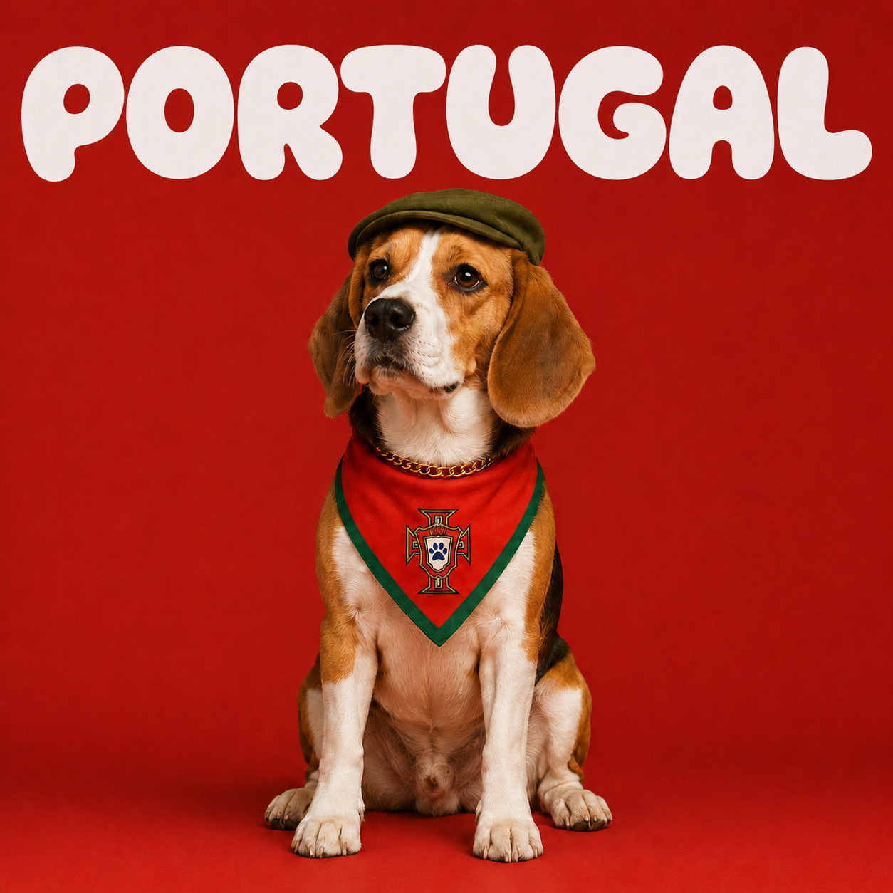 Fan Dog Bandana Portugal, Stylish Accessory for Everyday Wear, Perfect for Layering and Versatile Use, Ideal Gift Idea