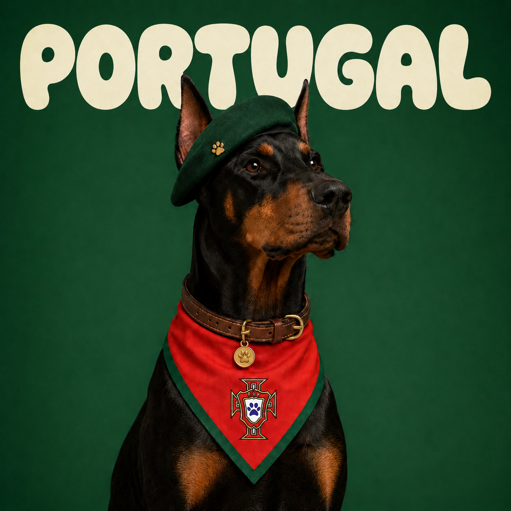 Fan Dog Bandana Portugal, Stylish Accessory for Everyday Wear, Perfect for Layering and Versatile Use, Ideal Gift Idea