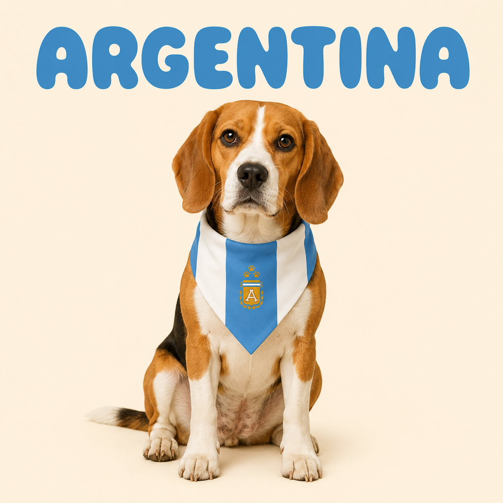 Fan Dog Bandana Argentina,&nbsp;Stylish Accessory for Any Occasion, Perfect Gift Idea, Durable Material, Easy to Match with