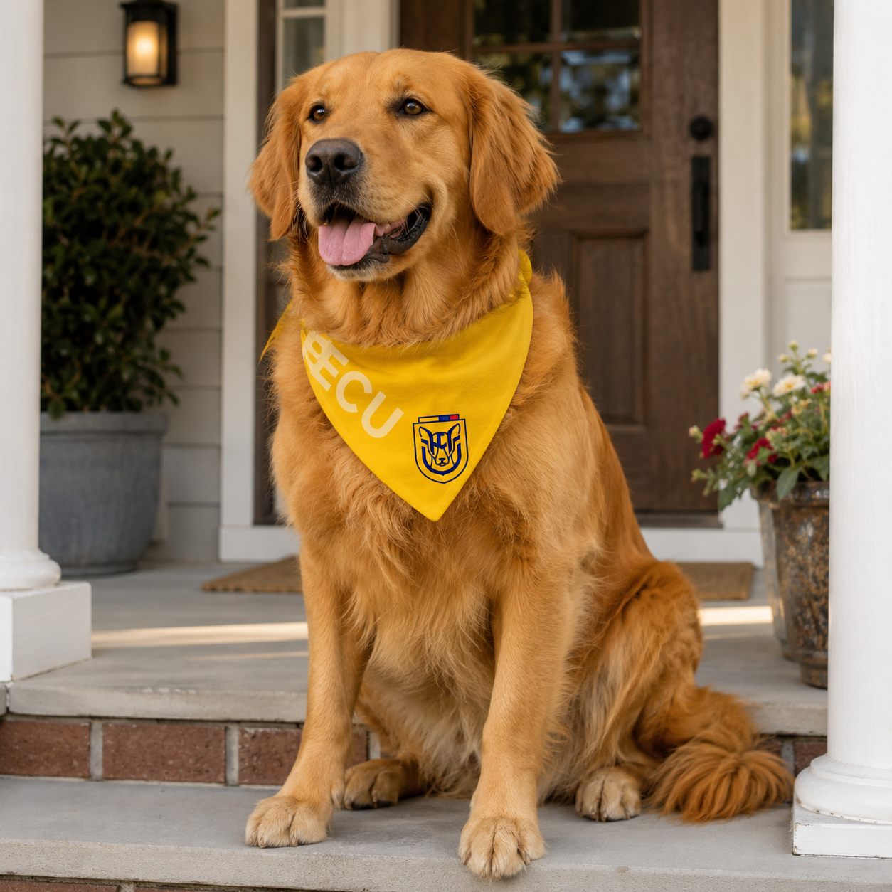 Fan Dog Bandana Ecuador Style, Versatile Accessory for Daily Wear, Perfect for Layering or Styling, Ideal Gift Idea