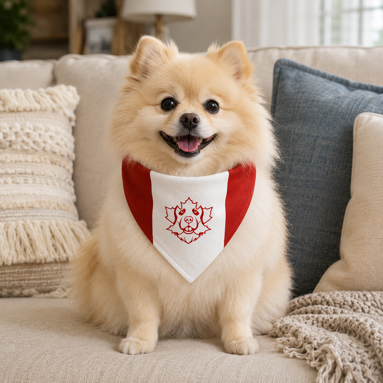 Fan Dog Bandana Canada, Versatile Accessory for Daily Wear, Perfect for Layering and Styling, Ideal Gift for Fashion Enthusiasts