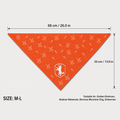Fan Dog Bandana Netherlands, Stylish Accessory for Everyday Wear, Perfect Gift Idea, Versatile Design for All Seasons