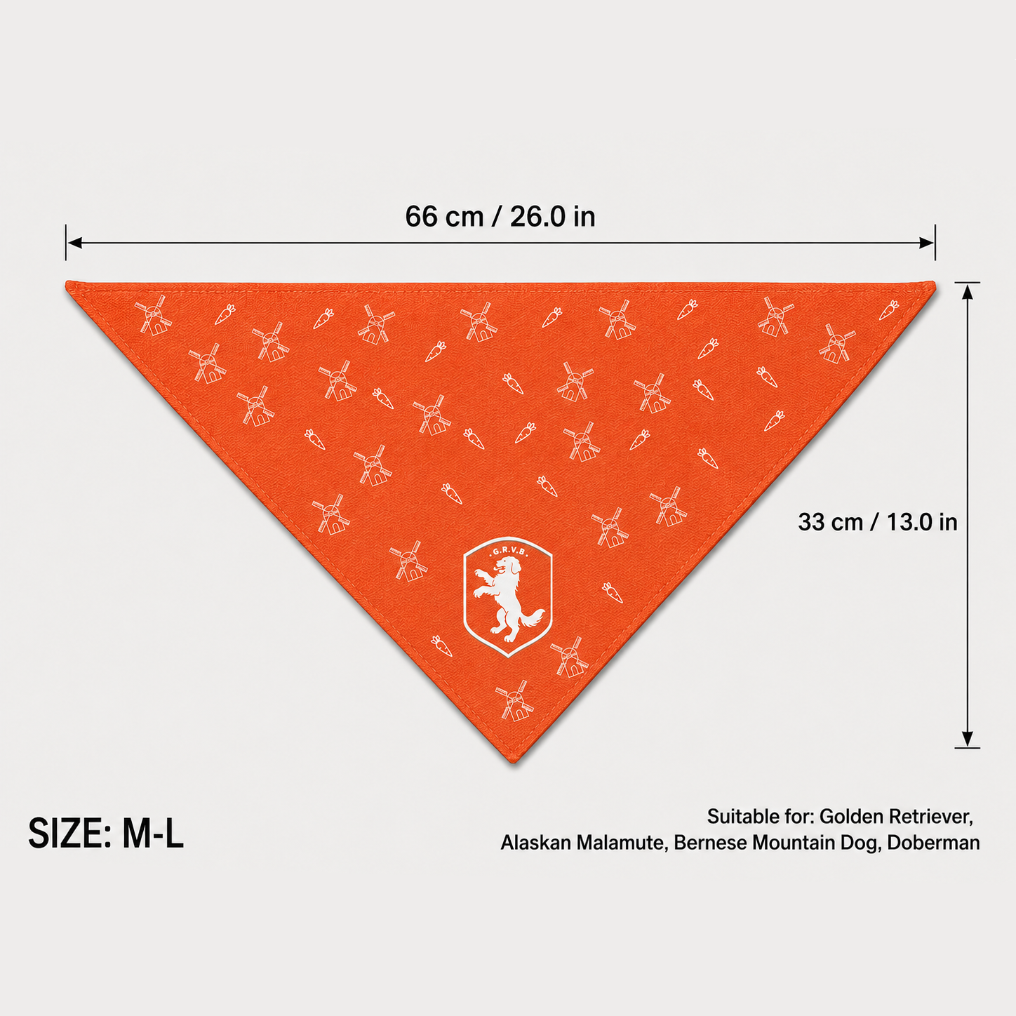 Fan Dog Bandana Netherlands, Stylish Accessory for Everyday Wear, Perfect Gift Idea, Versatile Design for All Seasons