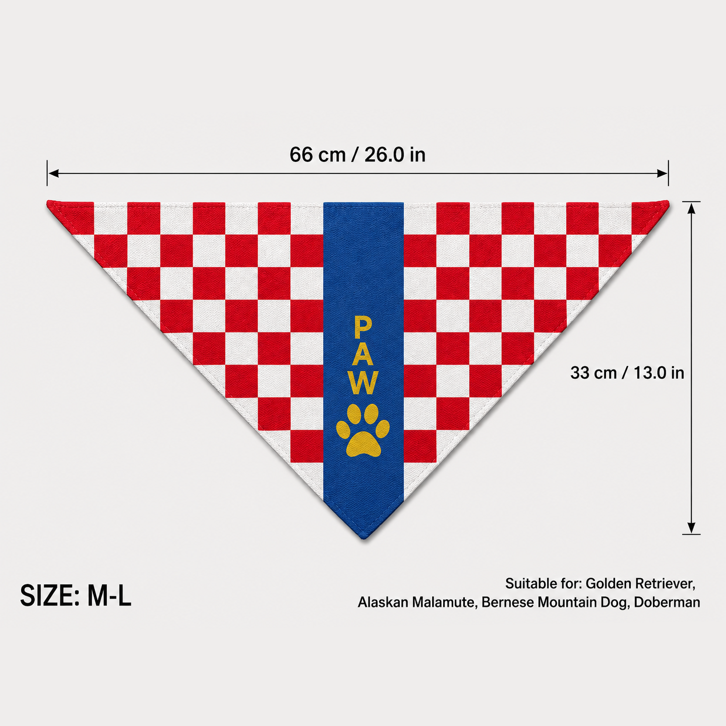 Fan Dog Bandana Croatia, Stylish Accessory for Everyday Wear, Perfect Gift Idea, Versatile Design for All Seasons, High-Quality Material