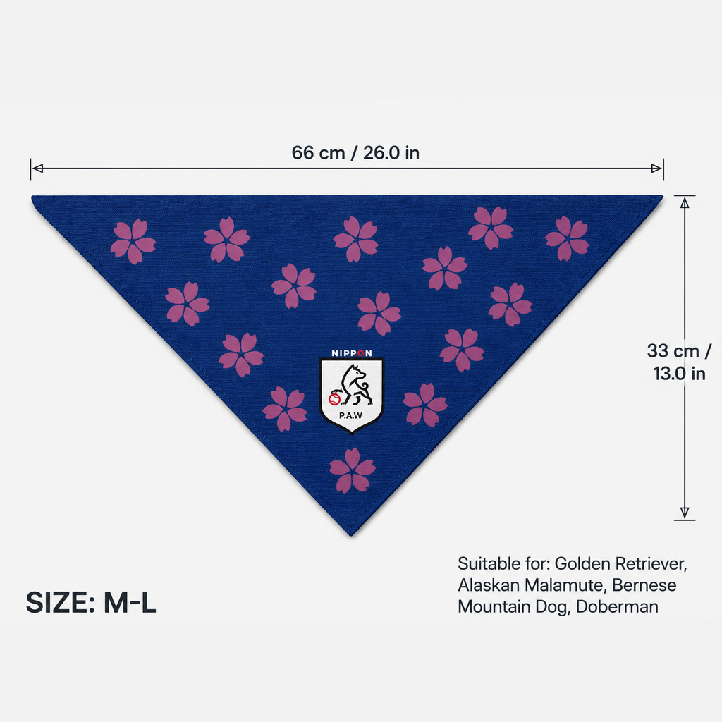 Fan Dog Bandana Japan Style, Versatile Accessory for Daily Wear, Lightweight & Breathable Material, Perfect Gift Idea for Travelers