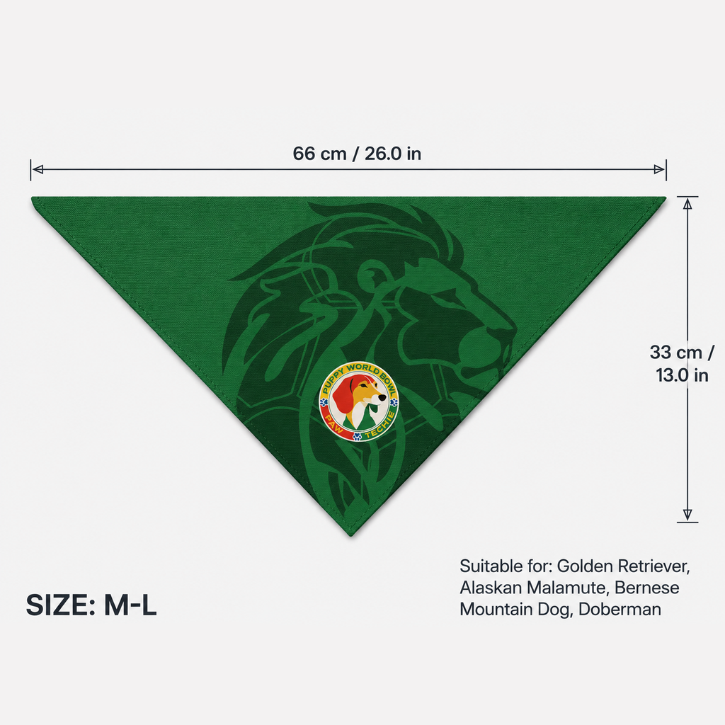 Fan Dog Bandana Senegal Style, Versatile Accessory for Daily Wear, Lightweight & Comfortable Fabric, Perfect for Travel & Outdoor Activities