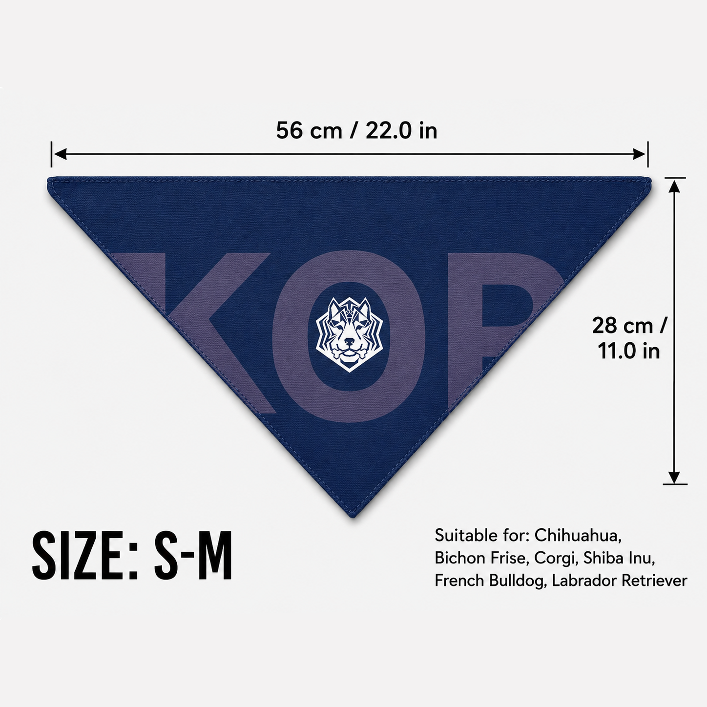 Fan Dog Bandana Korea Style, Trendy Accessory for Daily Wear, Perfect Gift Idea, Ideal for Fashion Enthusiasts, Unique Korean Design