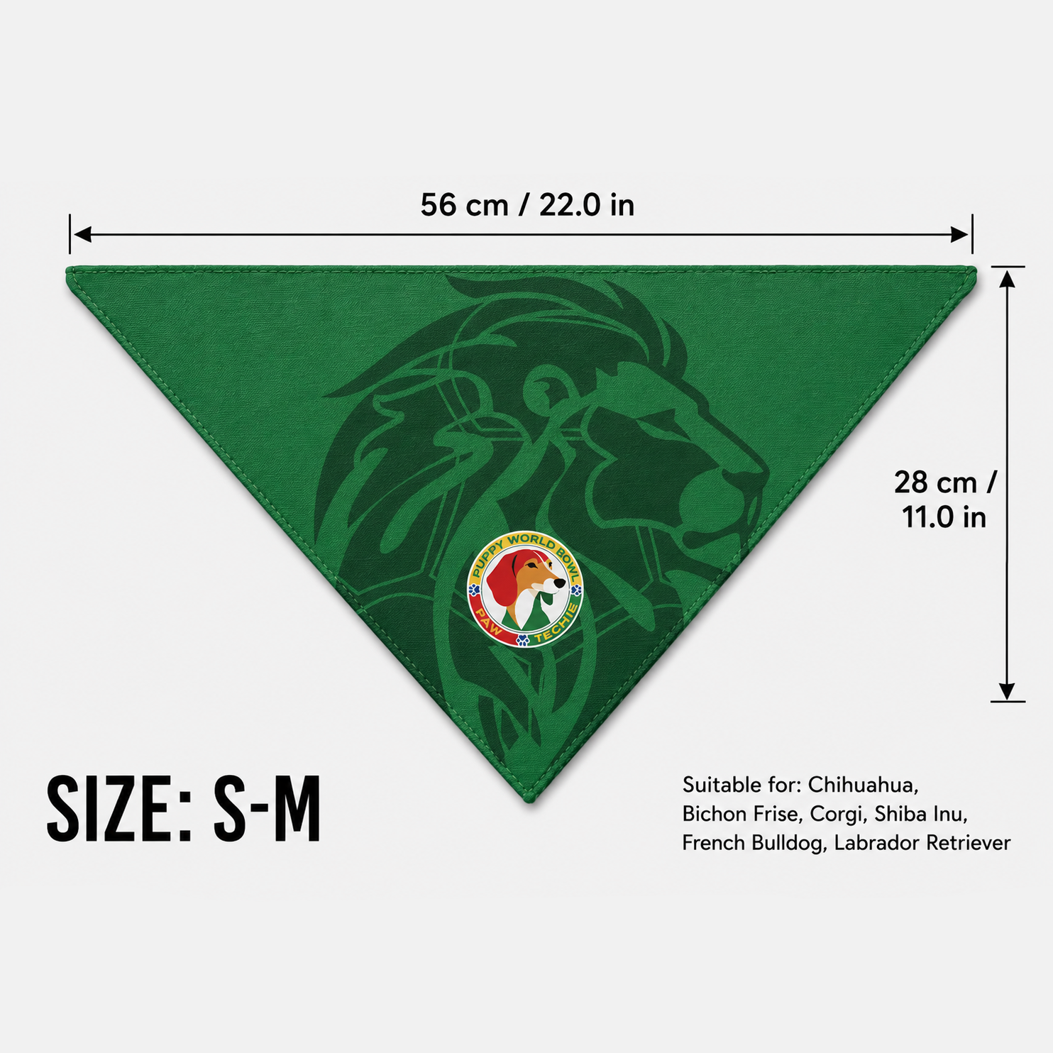 Fan Dog Bandana Senegal Style, Versatile Accessory for Daily Wear, Lightweight & Comfortable Fabric, Perfect for Travel & Outdoor Activities