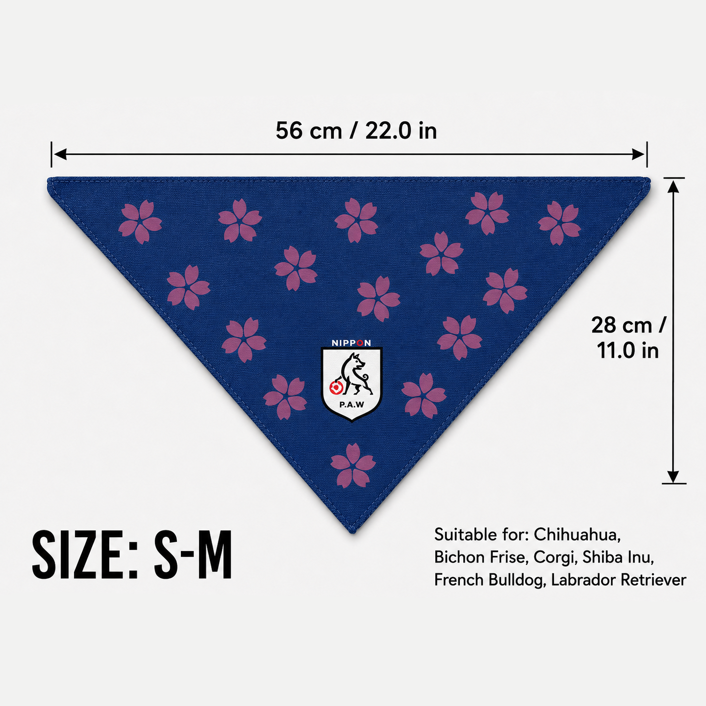 Fan Dog Bandana Japan Style, Versatile Accessory for Daily Wear, Lightweight & Breathable Material, Perfect Gift Idea for Travelers
