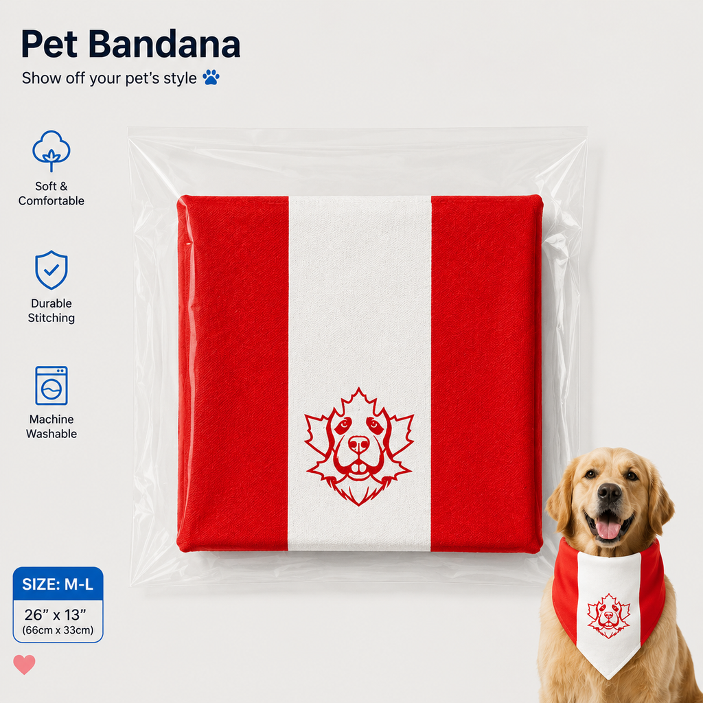 Fan Dog Bandana Canada, Versatile Accessory for Daily Wear, Perfect for Layering and Styling, Ideal Gift for Fashion Enthusiasts